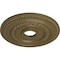 Ekena Millwork Oldham Ceiling Medallion (Fits Canopies up to 8 5/8"), 18"OD x 3 3/8"ID x 7/8"P, Mississippi Mud CM18OL1MMF - alternate 3